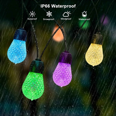 Αγορά IP65 Αδιάβροχο φωτιστικό RGB String Outdoor Shatterproof 48FT Dimmable ηλεκτρονική κατασκευή