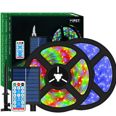 Αγορά Αυτοκόλλητο Αδιάβροχο Solar Strip Light Outdoor 2835 SMD RGB CCT 2700K-6500K ηλεκτρονική κατασκευή