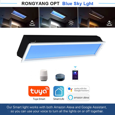 Πάνελ οροφής 1200x300 ανθεκτικό τεχνητό LED φεγγίτη 100W 5500 lumen