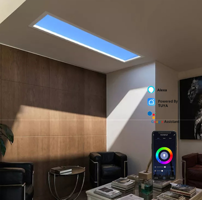 50 Watt Τεχνητός φεγγίτης LED 30x60 Zigbee Gateway RGB που αλλάζει χρώματα