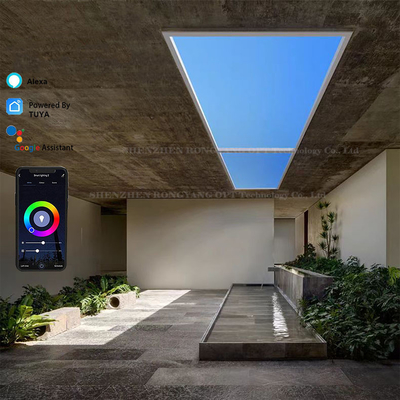 Multiscene 12,6'' Τεχνητός φεγγίτης LED με εσοχή 600x300 Tuya
