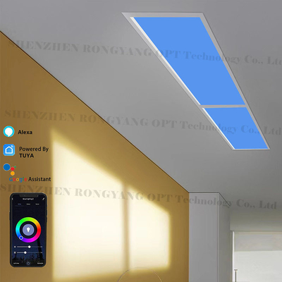 Το Tuya WiFi BT Control LED Skylight Panel Αμβλύνεται θερμοκρασία χρώματος 2100-7000K