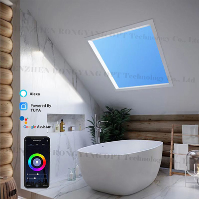 CCT 6500K 1200x300 Τεχνητός φεγγίτης LED DIY Φωνητικός έλεγχος Tuya Alexa