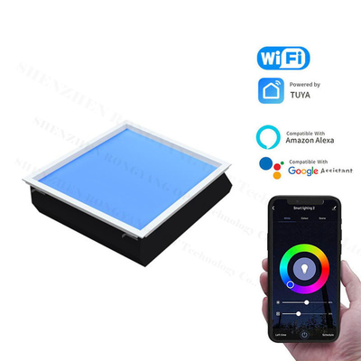 Μπλε ουρανός 600x600 LED Sky Panel 2100-7000K Θερμοκρασία χρώματος 3,6A ρεύμα