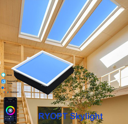 60x60cm Sky Cloud LED Φωτιστικό πάνελ οροφής 100W Θεραπείας RGB Επιφανειακό
