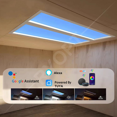 Tuya Wi-Fi Control Πίνακα φεγγαριού LED 2100-7000K Θέρμανση χρώματος 6000LM Φωτεινή ροή