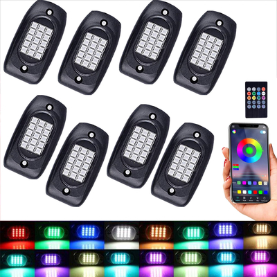 Σταθερό πρακτικό τηλεχειριστήριο Rock Lights Changing Color SMD5050