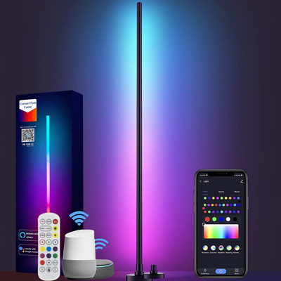 Nordic Modern RGB LED Φωτιστικό δαπέδου Εσωτερικού Ρυθμιζόμενου WiFi Alexa Φωνητικός έλεγχος