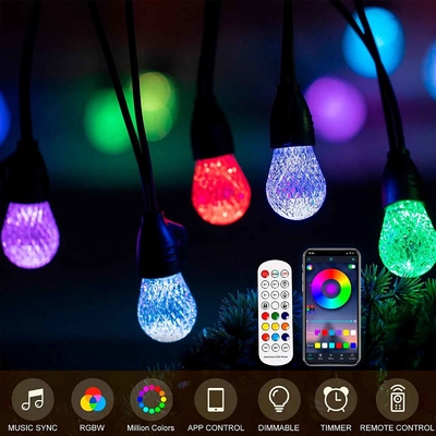 Χριστουγεννιάτικο υπέρυθρο RGB String Light DC 5V 48ft Τηλεχειριστήριο για πάρτι