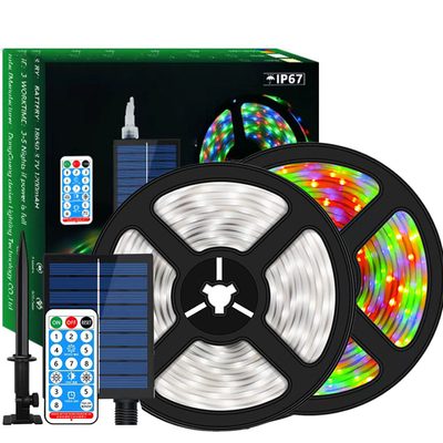 Αδιάβροχο SMD2835 Strip Lights Solar , Stable Solar Powered RGB LED Strip