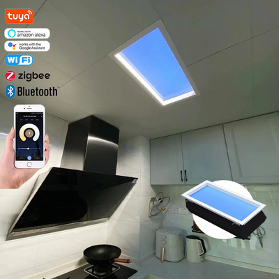Έξυπνο Wifi οδήγησε τον πλαστό φωτισμό DIY η RGB Alexa ανώτατης επιτροπής 50W φεγγιτών Faux κιρκαδικό