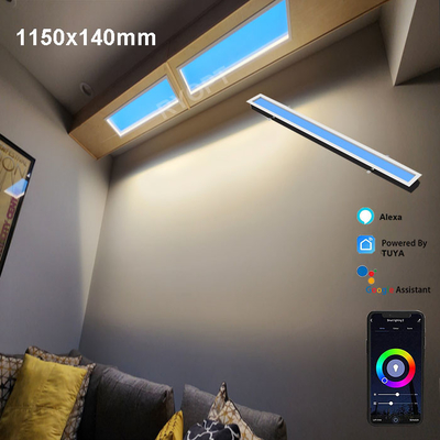 3.6Α Τρέχον τεχνητό φως της οροφής LED πάνελ με Tuya WiFi BT Control ψεύτικο φως της οροφής LED πάνελ