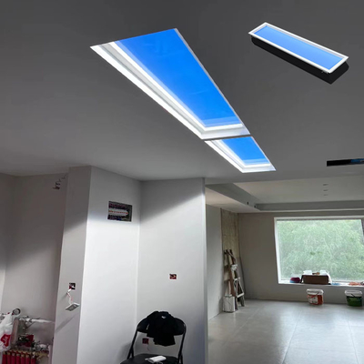 Εικονικό παράθυρο κεραμίου, 110V LED κεραμικό φως οροφής