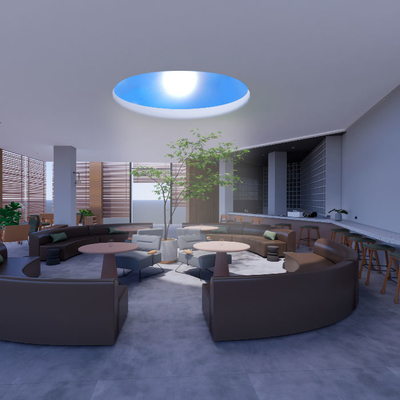 Τεχνητά φώτα LED οροφής 100W ρυθμιζόμενο Tuya Alexa Control