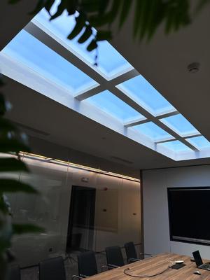 Create Natural Ambience with Faux Skylight Panels Simulated Daylight, Sky Blue, 1200×600×220mm